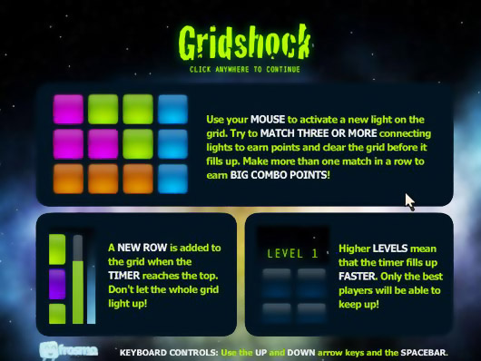 Головоломки:Gridshock
