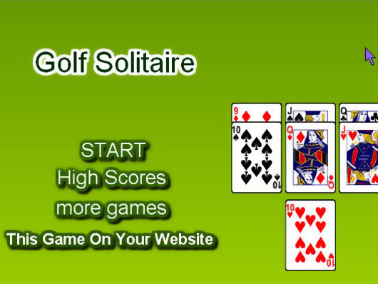 Настольные:Golf Solitaire